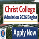 Christ College Admission 2026 Begins @christcollegeijk.edu.in; Apply Now